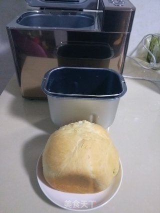 甜面包（面包机版）的做法步骤：2