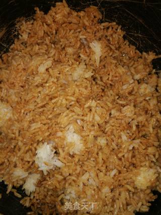 青菜蛋炒饭的做法步骤：3