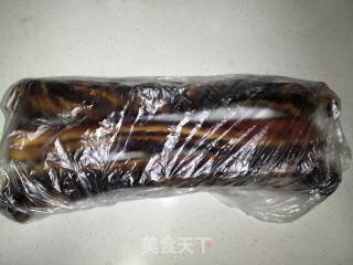#腊味#腊肉荷兰豆的做法步骤：1