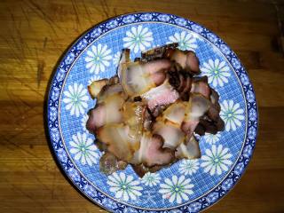 #腊味#腊肉荷兰豆的做法步骤：3