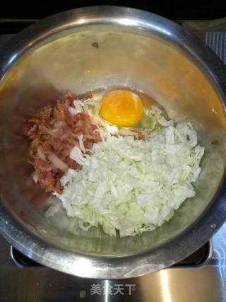 腊肉白菜饼的做法步骤：6