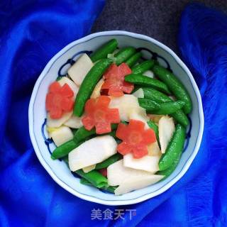 如何让甜豆炒后依然爽脆的做法步骤：9