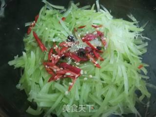 辣椒拌笋丝的做法步骤：4