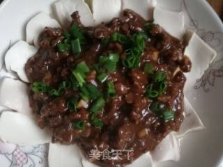 牛肉蒸豆腐的做法步骤：9
