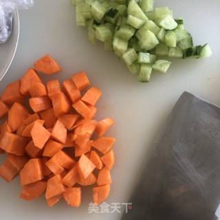 低卡宫保鸡丁的做法步骤：1