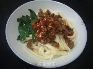 手工拉面的做法步骤：16