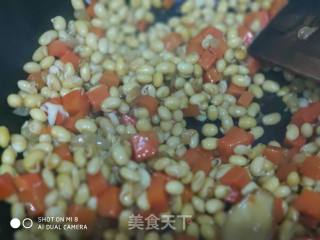 如何炒出嫩香的豆嘴炒胡萝卜的做法步骤：6