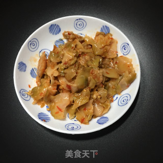 榨菜炒肉片的做法步骤：4