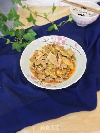 榨菜炒肉片的做法步骤：9