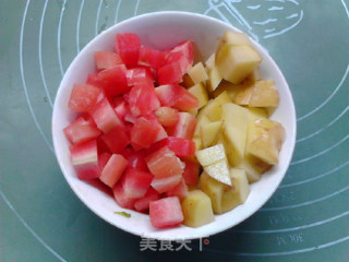 香菇胡萝卜羊肉焖饭的做法步骤：5