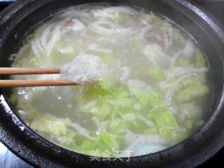 白菜粉丝羊肉煲的做法步骤：11