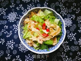 生菜拌人造肉的做法步骤：6