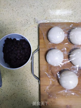 日式红豆包的做法步骤：7