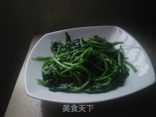 清炒西洋菜的做法步骤：2