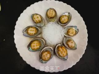 #团圆饭#蒜蓉粉丝蒸鲍鱼的做法步骤：13