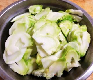 #年夜饭#腊肉炒儿菜#腊味#的做法步骤：3