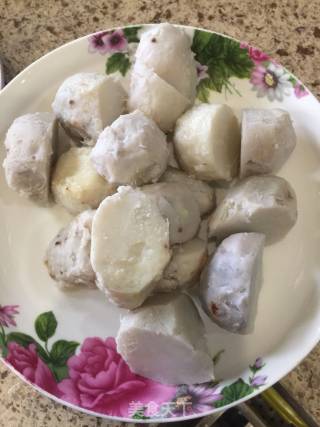 酥香芋艿的做法步骤：2