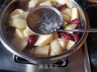 苹果雪耳山药汤的做法步骤：7