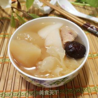 苹果雪耳山药汤的做法步骤：10
