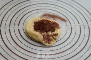 大理石曲奇的做法步骤：6