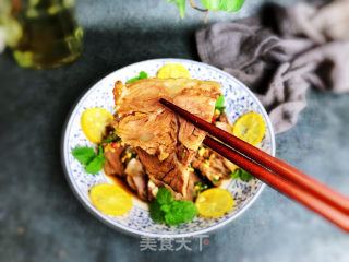 薄荷柠檬牛肉片的做法步骤：12
