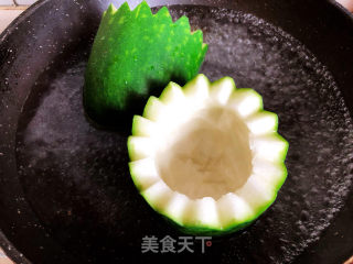 迷你海鲜冬瓜盅的做法步骤：6