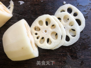 炸藕夹的做法步骤：3