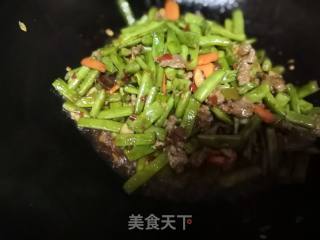 牛肉炒四季豆的做法步骤：7