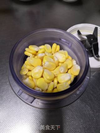鲜玉米发糕的做法步骤：2