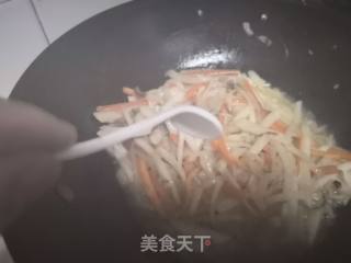 胡萝卜煸炒土瓜的做法步骤：6