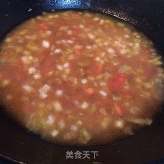 时蔬热汤面的做法步骤：5
