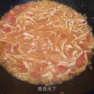 时蔬热汤面的做法步骤：6