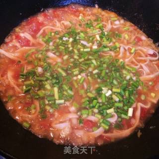 时蔬热汤面的做法步骤：7