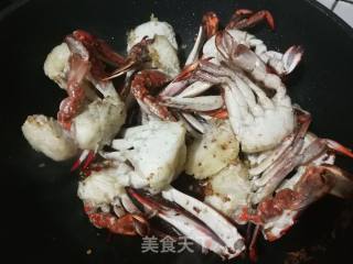 香辣梭子蟹的做法步骤：10