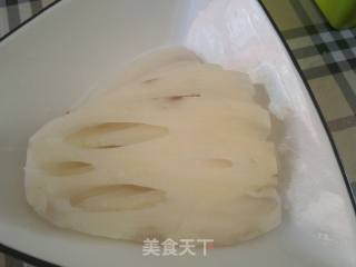 藕丝拌紫甘蓝的做法步骤：3