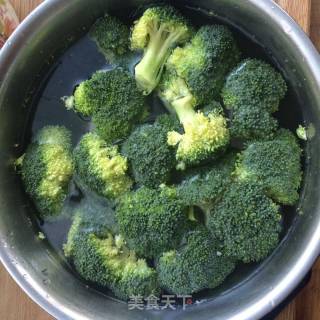 碧绿虫草花的做法步骤：2