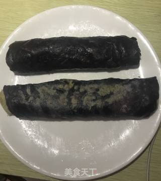 早餐黑黑米卷的做法步骤：5