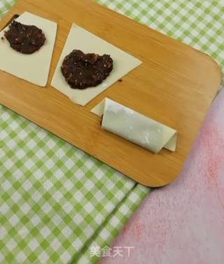 香酥豆沙恋人卷的做法步骤：6