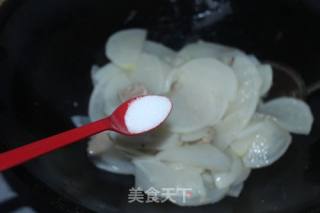 萝卜炒肉片的做法步骤：5