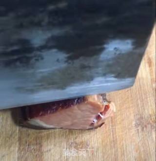 #腊味#腊肉炒折耳根的做法步骤：5