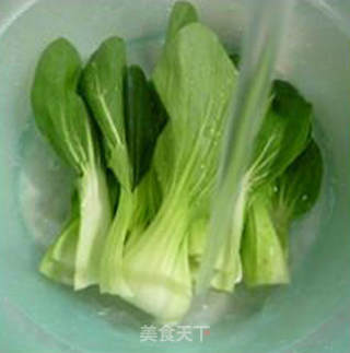 青菜黑木耳花菜的做法步骤：4