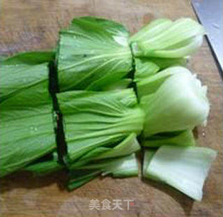 青菜黑木耳花菜的做法步骤：5