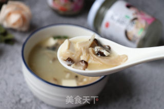 六菌豆腐羹的做法步骤：9