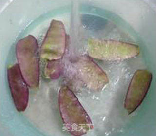 扁豆茭白炒面的做法步骤：3