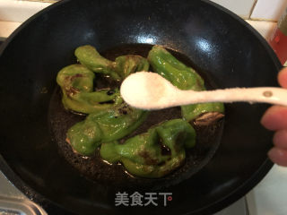 尖椒酿肉的做法步骤：8