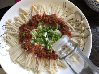 剁椒蒸金针菇的做法步骤：8