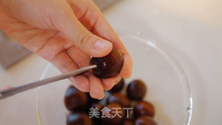 番薯栗子糖水的做法步骤：1