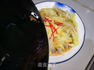 白灼白菜叶的做法步骤：9