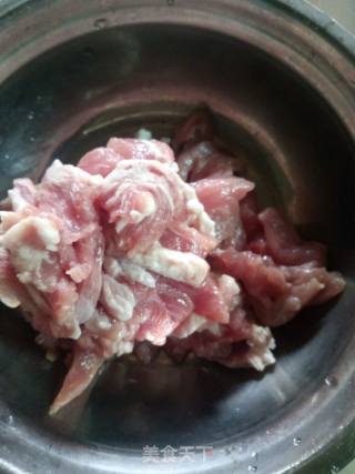 肉丝豇豆的做法步骤：1