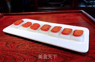 香煎乌鱼子的做法步骤：7